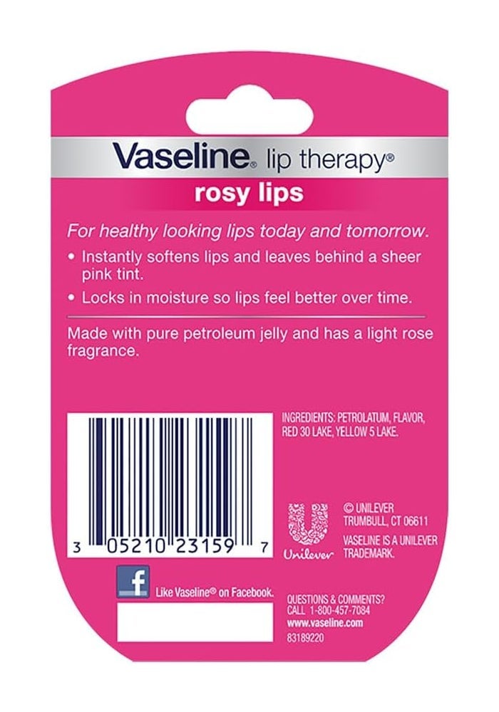 Vaseline Lip Therapy Mini Rosy Lip Balm - Image 3
